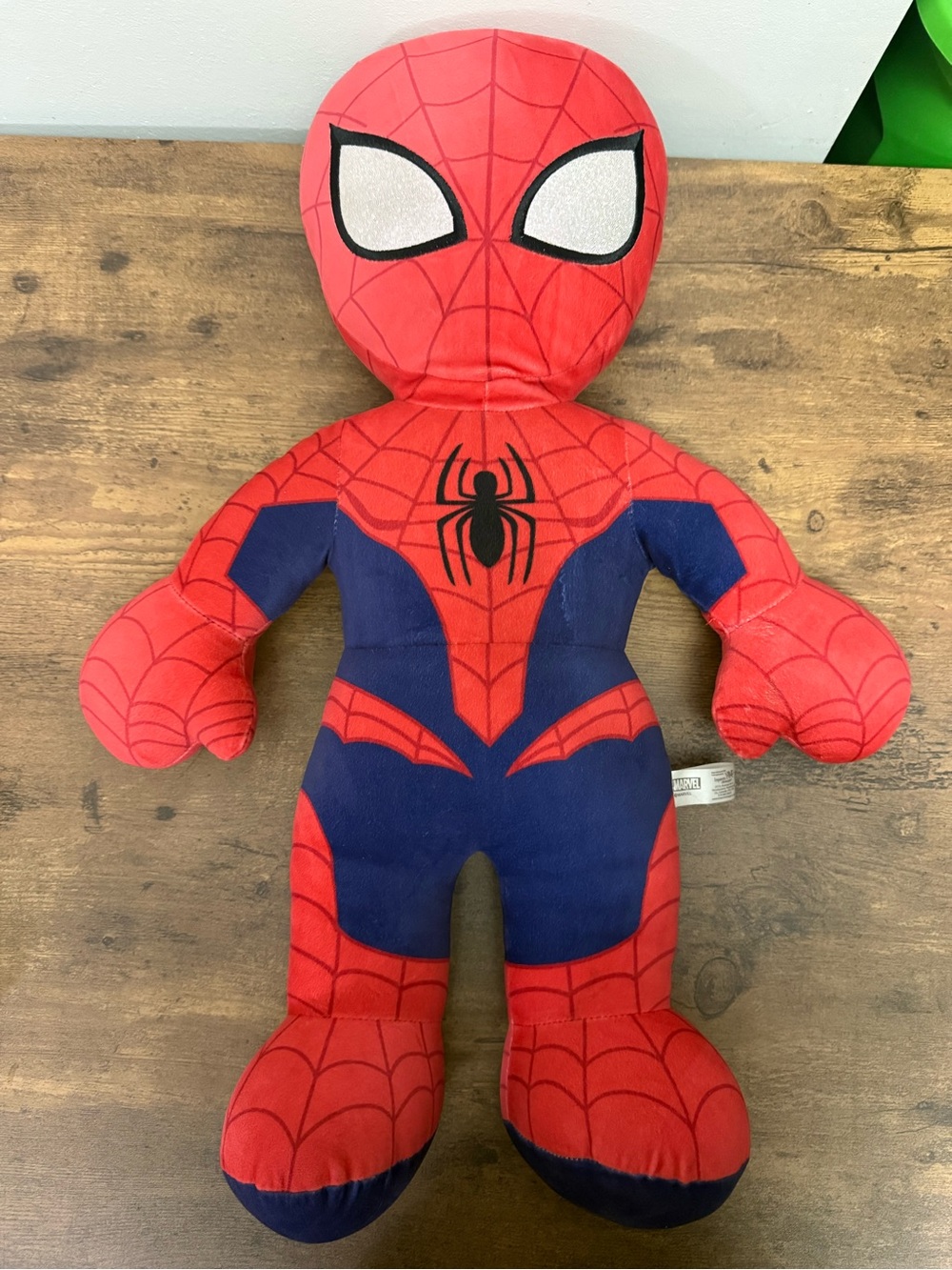 Kids Jumbo Spiderman Red and Blue Superhero Plush 27"